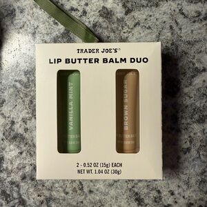 Trader Joe’s Lip Butter Balm Duo - Vanilla Mint & Brown Sugar